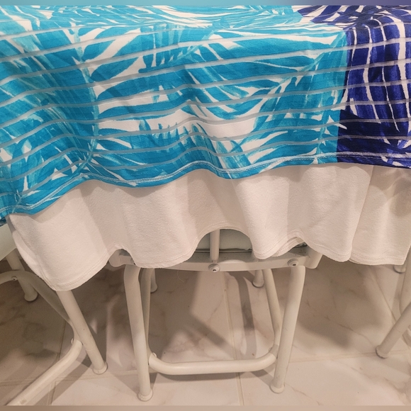 Ruby Rd Aqua & Royal Shirt Size 1X - Picture 5 of 5